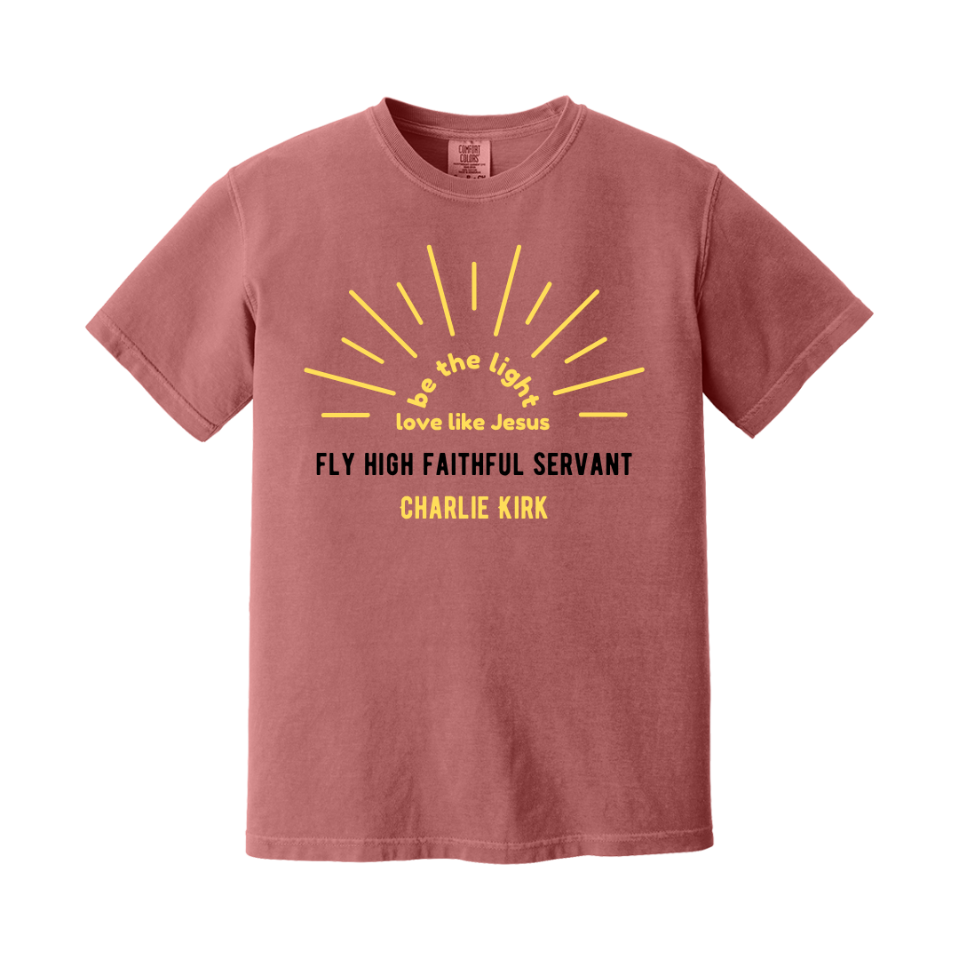 Be The Light Charlie Kirk Short Sleeve Tee