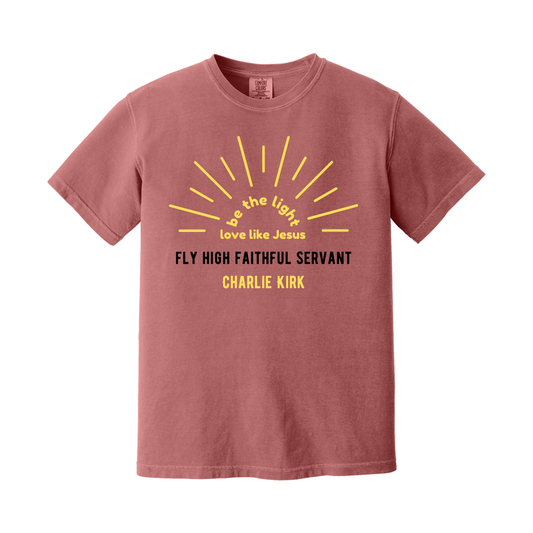 Be The Light Charlie Kirk Short Sleeve Tee